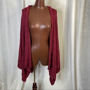 AEO hooded crochet cardigan